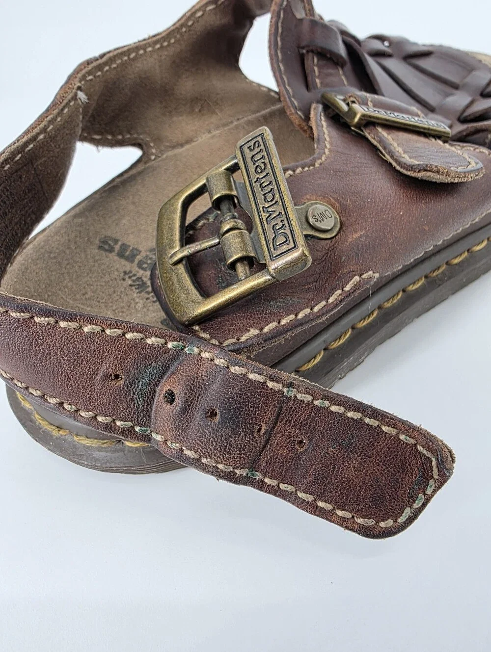 Dr. Martens AirWair Leather Fisherman Sandals, Sz 10